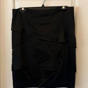 Calvin Klein Black Asymmetrical Skirt